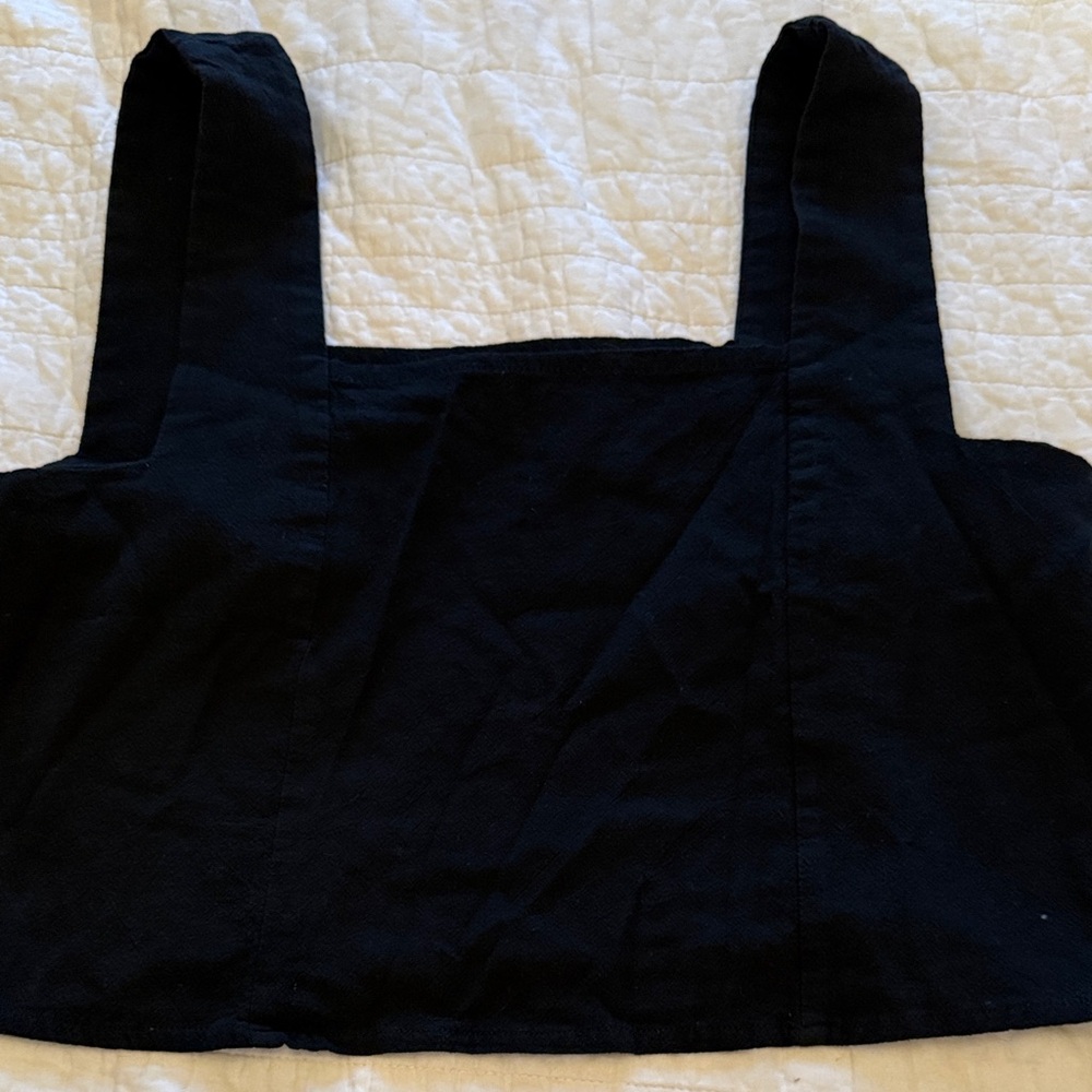 Black Women's Crop Top